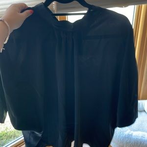 Short Sleeve Black Too with Back Bow